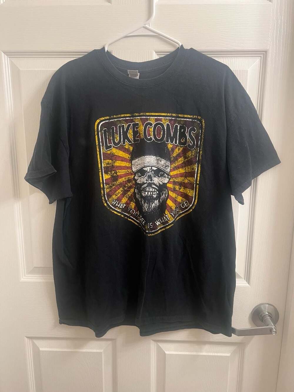 Gildan Luke Combs What You See Is What You Get Tour 2021 T-Shirt XL